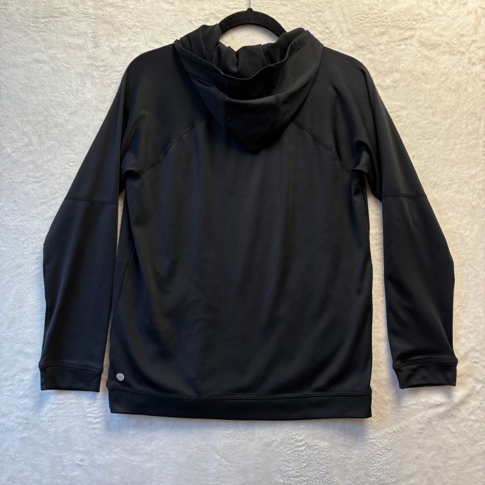 Zella Activewear Set Hoodie Pullover Thumb Hole Black XL(14/16) Kids - Picture 12 of 13
